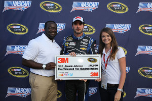 Jimmie Johnson Check Presentation