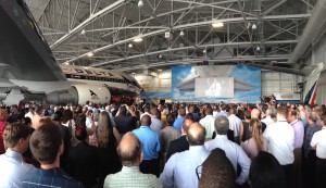 There was quite a crowd of employees and distinguished guests at the grand opening of the renovated Delta Flight Museum on June 17th, the 85th anniversary of Delta.