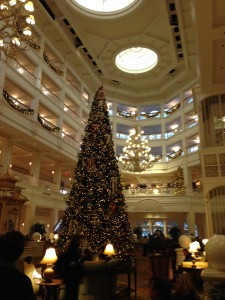 Christmas tree at Disney's Grand Floridian Resort
