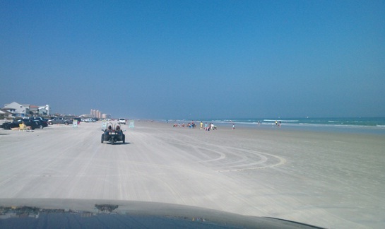 Driving down the beach, ERAU, Daytona, Admissions