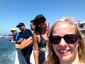On the boat tour of San Diego