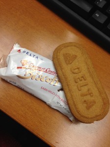 Infamous Delta Biscoff cookies help power a lot of our 90,000 employees each day.