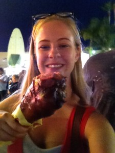 ME WITH MY TURKEY LEG! As big as my face