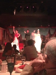 The flamenco dancers at Cafe Seville, incredibly talented and beautiful
