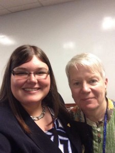 Selfie with the one and only Dr. Jill Tarter, who is both an amazing scientist and an amazing person, and I'm so fortunate to have gotten to meet her. 