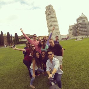 The Pisa tower really does lean!