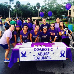 Participated in the Domestic Abuse Council's Purple Parade