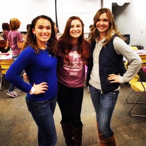 Kalina, Kealey, and I at a Recruitment Event