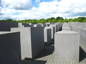 The Memorial to the Murdered Jews of Europe, constructed by the German government, was initially controversial because people were concerned it would mean an end to the conversation of how to properly remember past atrocities.