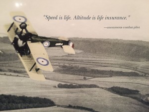 A quote I love at the Museum of Flight