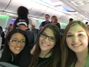 Port of Seattle interns on the flight