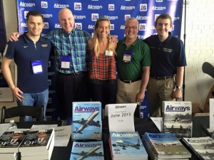The Airways Magazine team at Airliners International
