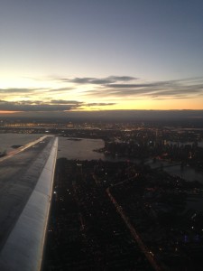 Flying over Brooklyn a few moments before touching down on runway 31 at LGA.