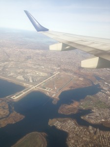 Few minutes after takeoff from runway 31L at JFK.