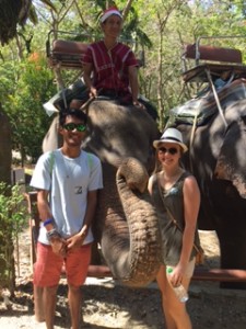 After we got off of the elephant